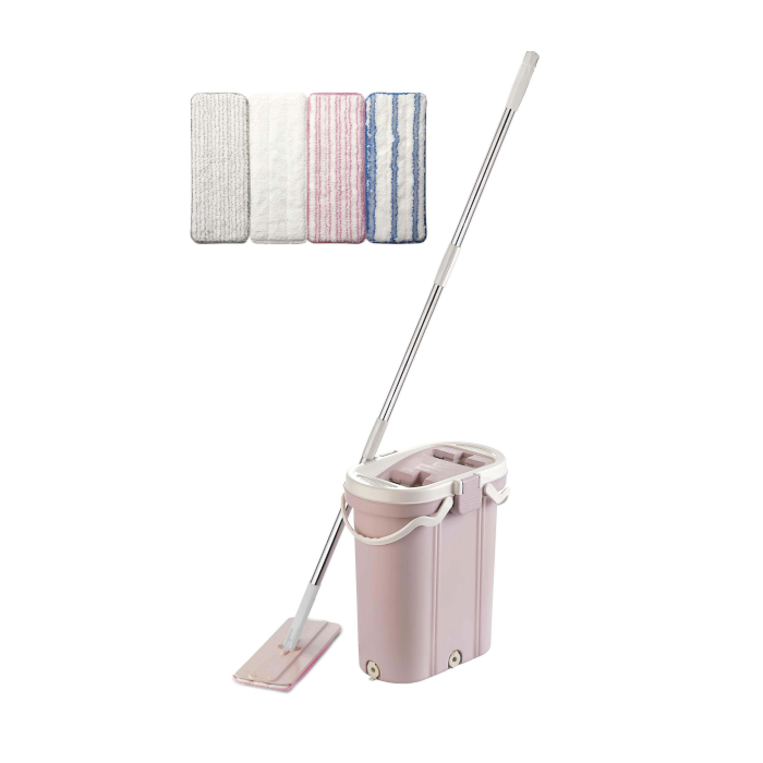 Wischmopp Wischmopp Set – Bodenwischer, 4xPad