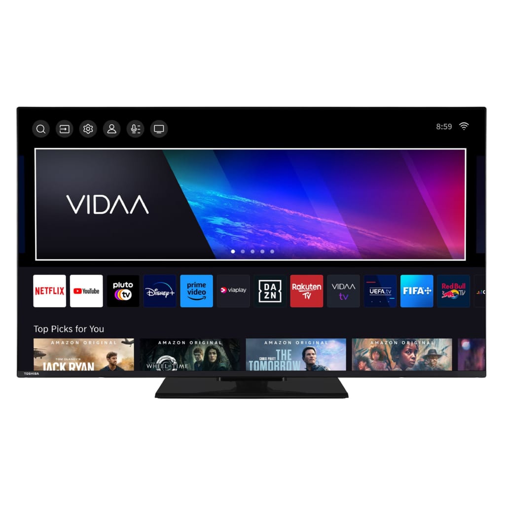 Toshiba 50UV3463DAW LCD-LED Fernseher (126 cm/50 Zoll, 4K Ultra HD, VIDAA Smart TV, VIDAA TV, Dolby Vision HDR, Triple-Tuner)