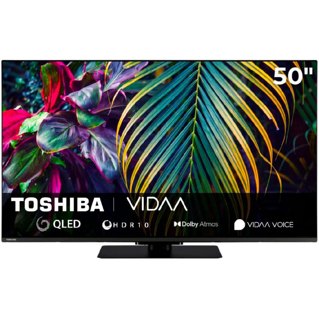 Toshiba 50QV3F63DA QLED-Fernseher (126 cm/50 Zoll, 4K Ultra HD, Smart-TV)