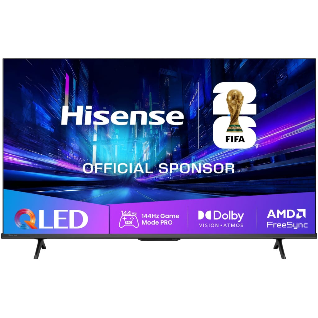 Hisense 50E77Q PRO QLED-Fernseher (126 cm/50 Zoll, 4K Ultra HD, Smart-TV, 4K UHD QLED)