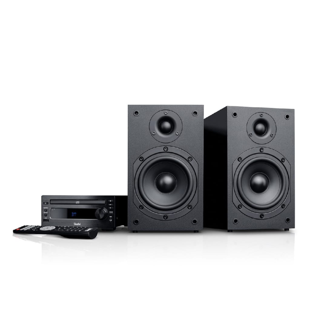 Teufel KOMBO 11 Lautsprechersystem (Bluetooth, High Level Lautsprecher-Ausgänge, 50 W, Fernbedienung, Radio, DAB+, Alarmfunktion)
