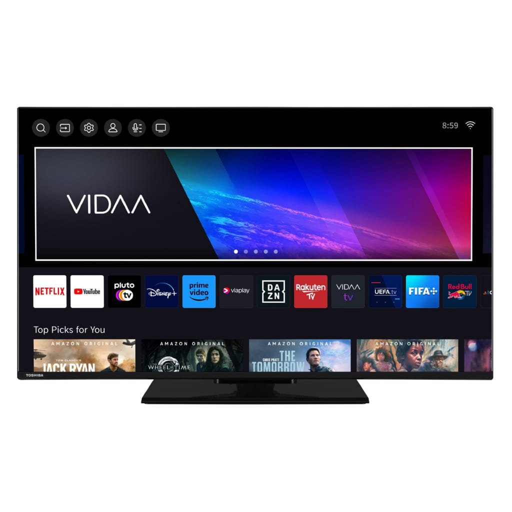 Toshiba 43UV3463DAW LCD-LED Fernseher (108 cm/43 Zoll, 4K Ultra HD, VIDAA Smart TV, VIDAA TV, Dolby Vision HDR, Triple-Tuner)