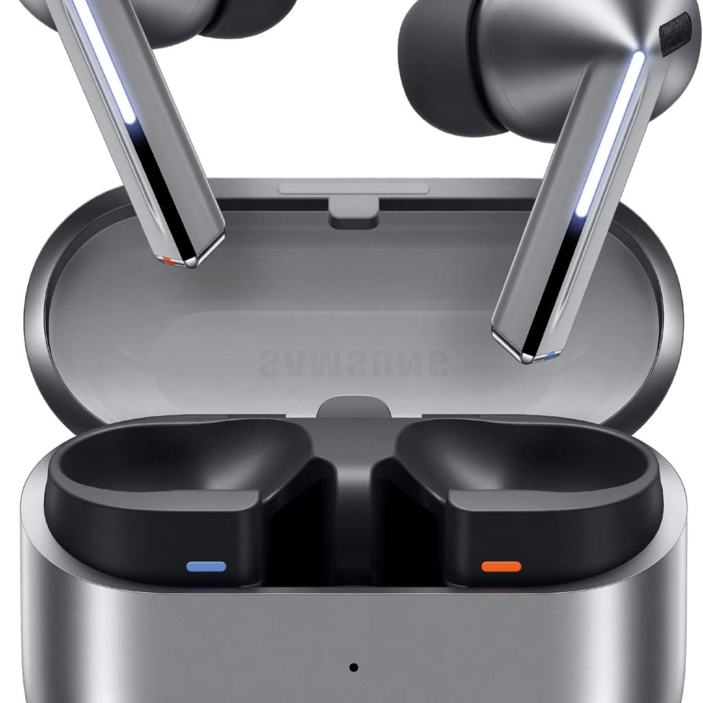 Samsung Galaxy Buds3 Pro SM-R630 wireless In-Ear-Kopfhörer (Active Noise Cancelling (ANC), A2DP Bluetooth, Doppel Verstärker, 24 bit Hi-Fi-Sound, IP57)