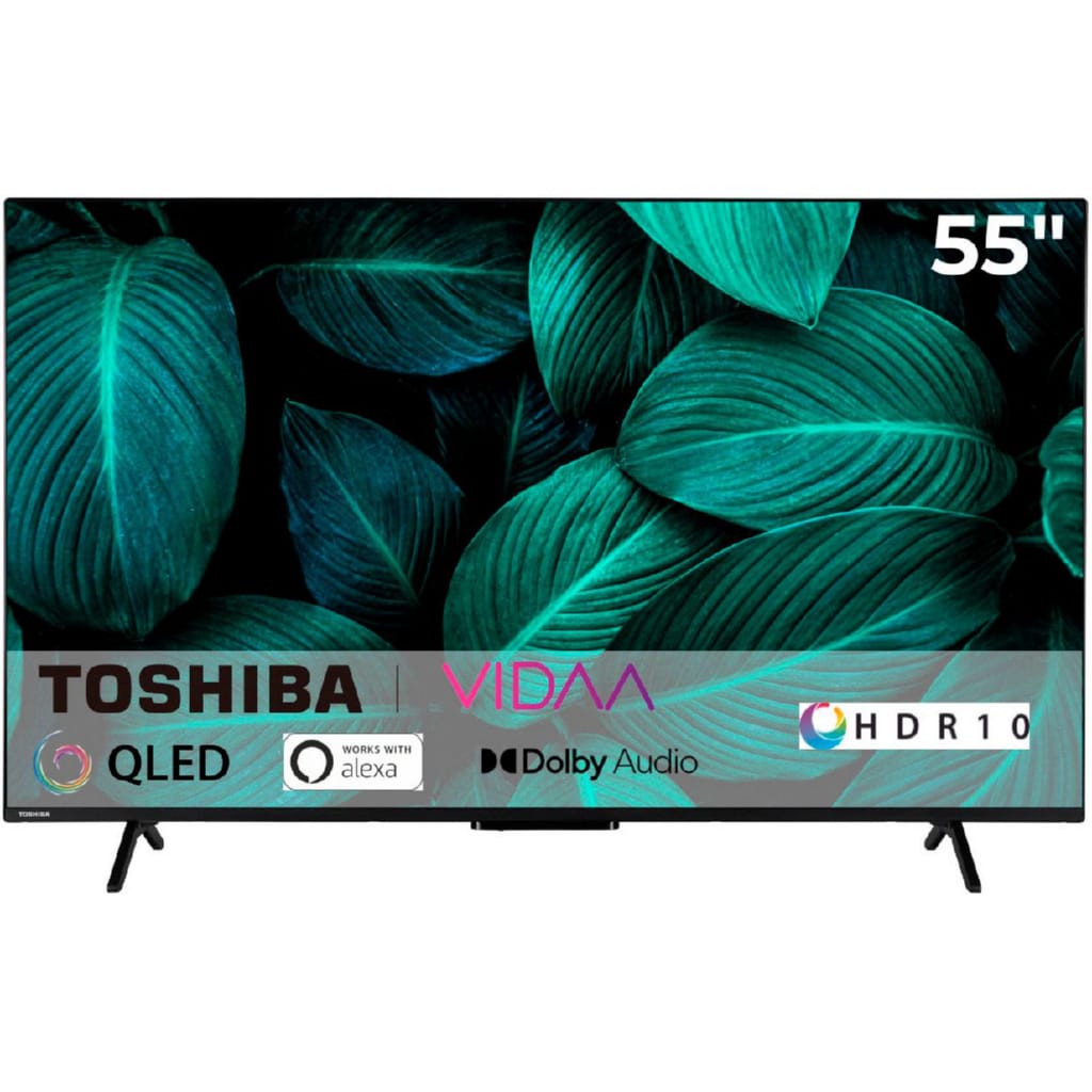 Toshiba 55QV2463DA QLED-Fernseher (139 cm/55 Zoll, 4K Ultra HD, Smart-TV)
