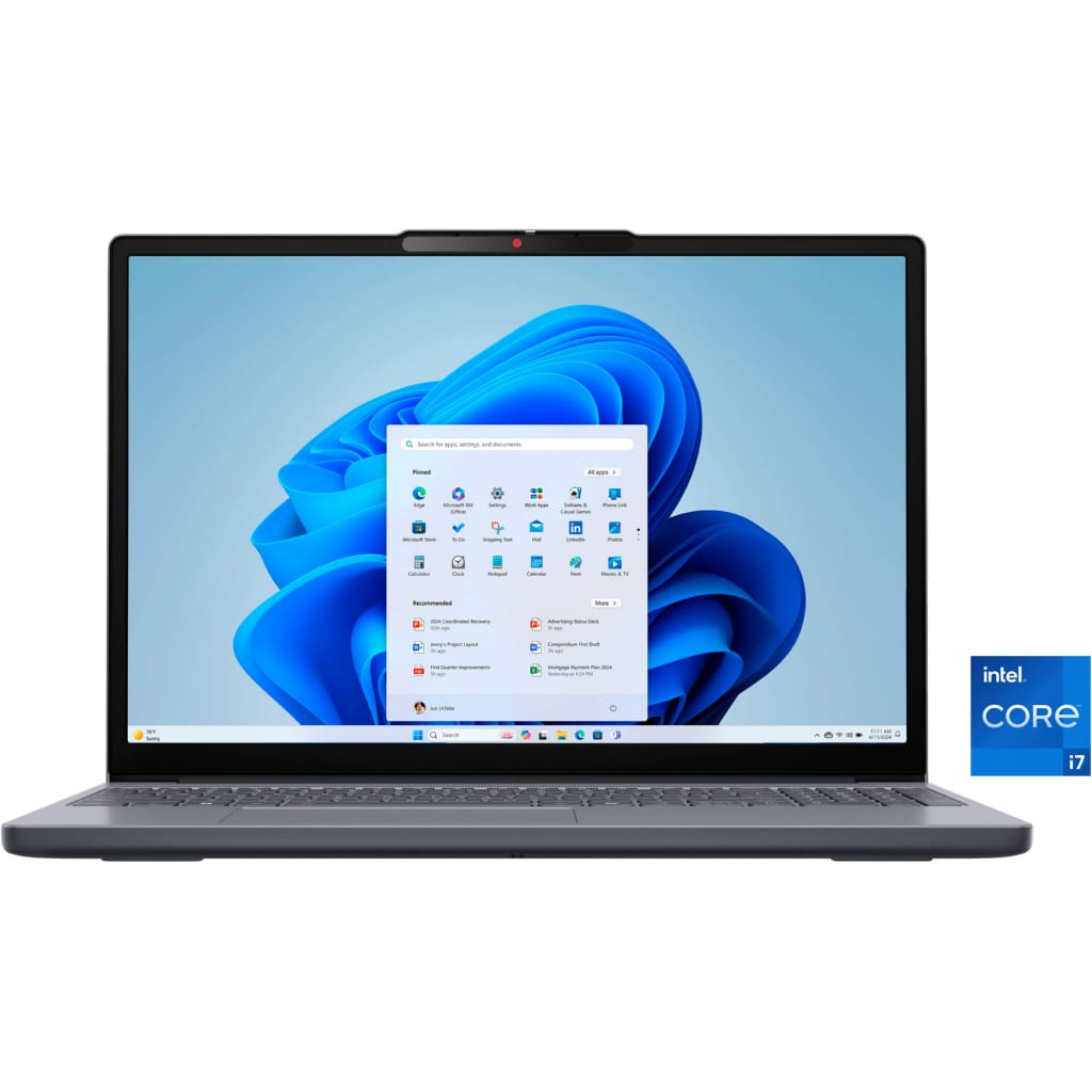 Lenovo IdeaPad Slim 3 16IRH10 Notebook (40,64 cm/16 Zoll, Intel Core i7 13620H, UHD Graphics, 16 GB, 1000 GB SSD, ohne Tastaturbeleuchtung)