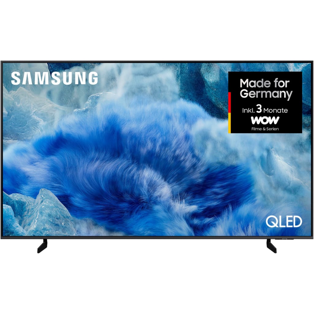 Samsung GQ55Q8FAAU QLED-Fernseher (138 cm/55 Zoll, 4K Ultra HD, Smart-TV, Quantum HDR+, Knox Security, Art Store, 3D Sound, Gaming Hub, AI TV)