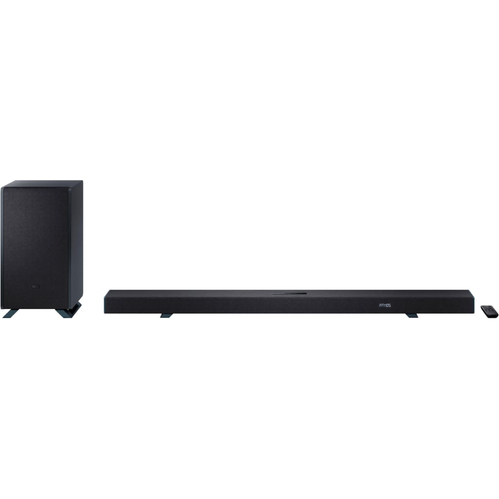 Sharp HT-SBW55121 5.1.2 Dolby Atmos®/DTS:X® mit Drahtlos-Subwoofer Soundbar 5.1.2 (A2DP Bluetooth, AVRCP Bluetooth, Bluetooth, 650 W)