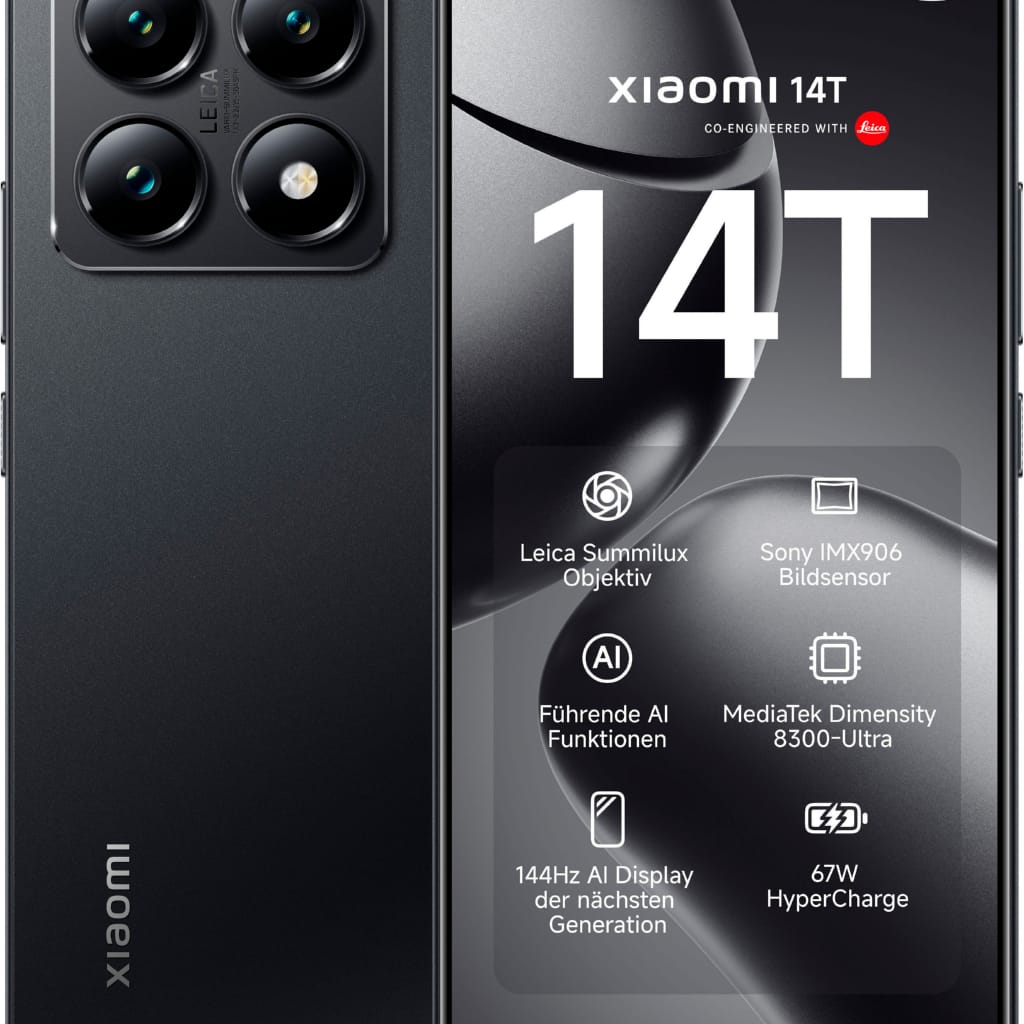 Xiaomi Xiaomi 14T 256GB Smartphone (16,94 cm/6,67 Zoll, 256 GB Speicherplatz, 50 MP Kamera)