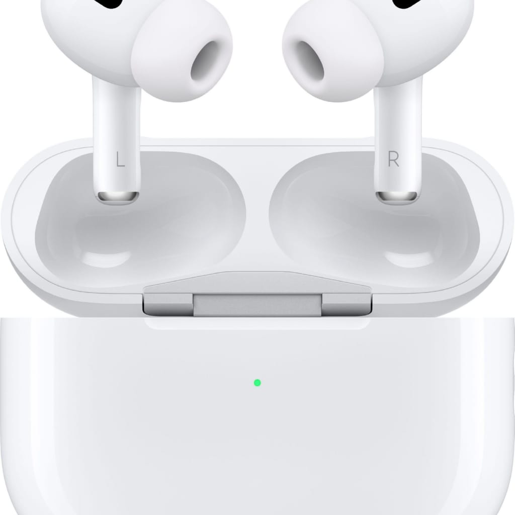 Apple AirPods Pro (2. Gen. 2023) mit MagSafe Case (USB-C) wireless In-Ear-Kopfhörer (Active Noise Cancelling (ANC), Freisprechfunktion, Transparenzmodus, kompatibel mit Siri, Siri, Bluetooth, Mit dem neuen Update: Live Übersetzung)