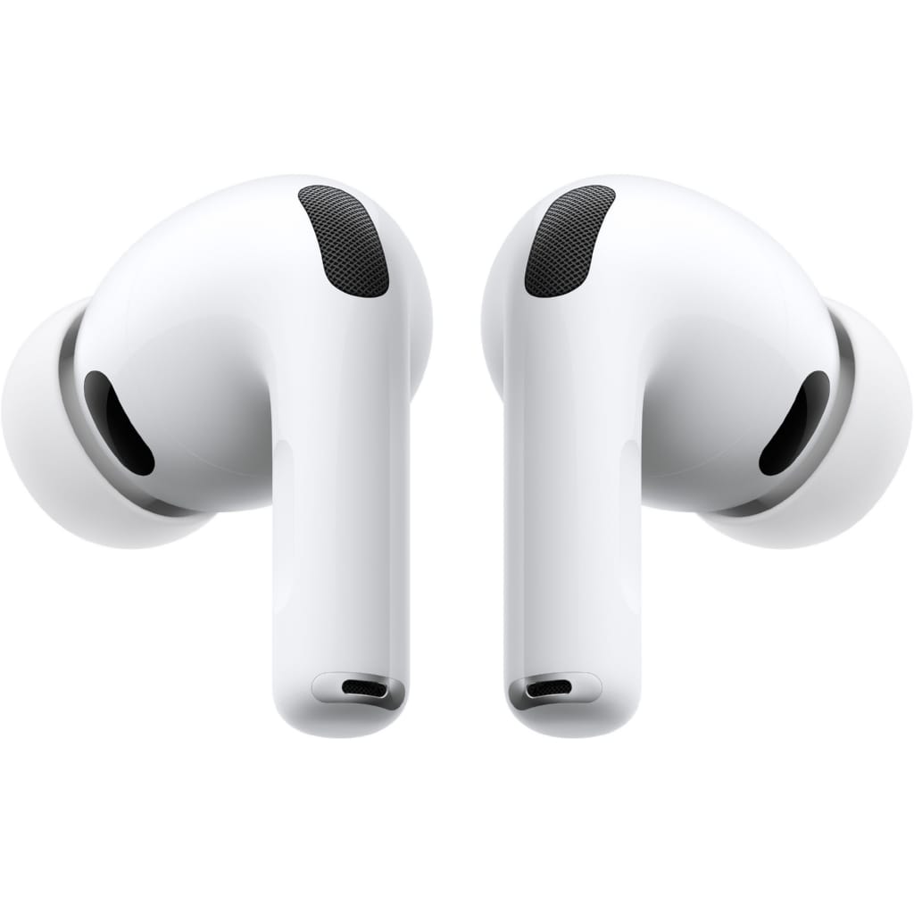 Apple AirPods Pro 3 wireless In-Ear-Kopfhörer (Active Noise Cancelling (ANC), Transparenzmodus, True Wireless, integrierte Steuerung für Anrufe und Musik, kompatibel mit Siri, Siri, Bluetooth, Mit dem neuen Update: Live Übersetzung)