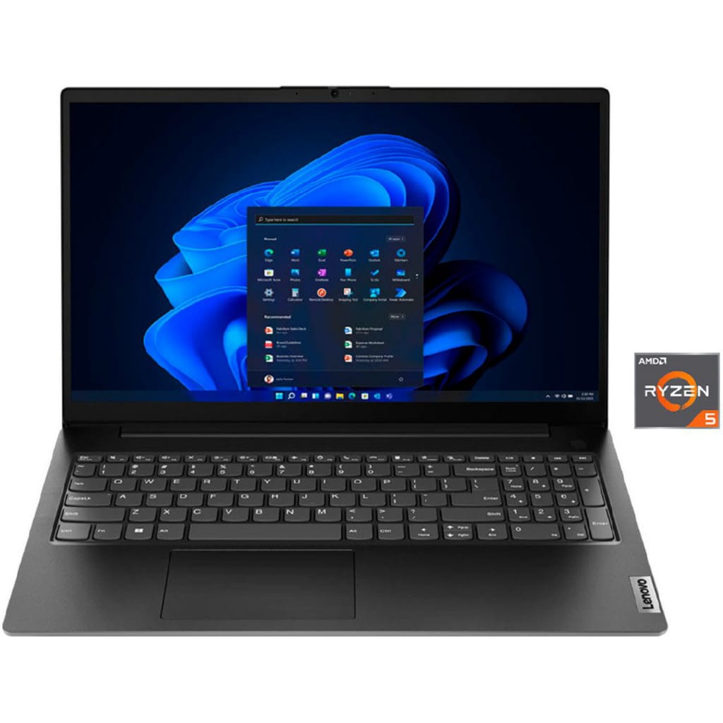 Lenovo V15 G4 AMN Notebook (39,62 cm/15,6 Zoll, AMD Ryzen 5 7520U, Radeon 610M, 8 GB, 256 GB SSD)