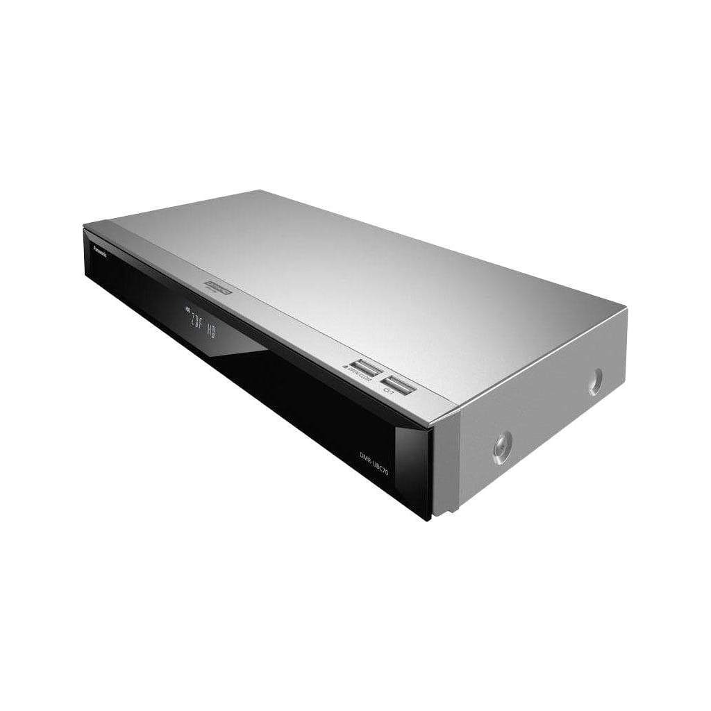 Panasonic DMR-UBC70 Blu-ray-Rekorder (4k Ultra HD, LAN (Ethernet), WLAN, 4K Upscaling, 500 GB Festplatte, für DVB-C und DVB-T2 HD Empfang)