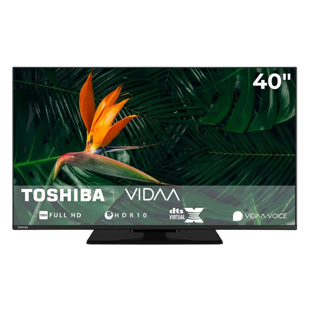 Toshiba 40LV3F63DA LCD-LED Fernseher (100 cm/40 Zoll, Full HD, VIDAA Smart TV, HDR, Triple-Tuner, VIDAA, Bluetooth, Alexa-fähig)
