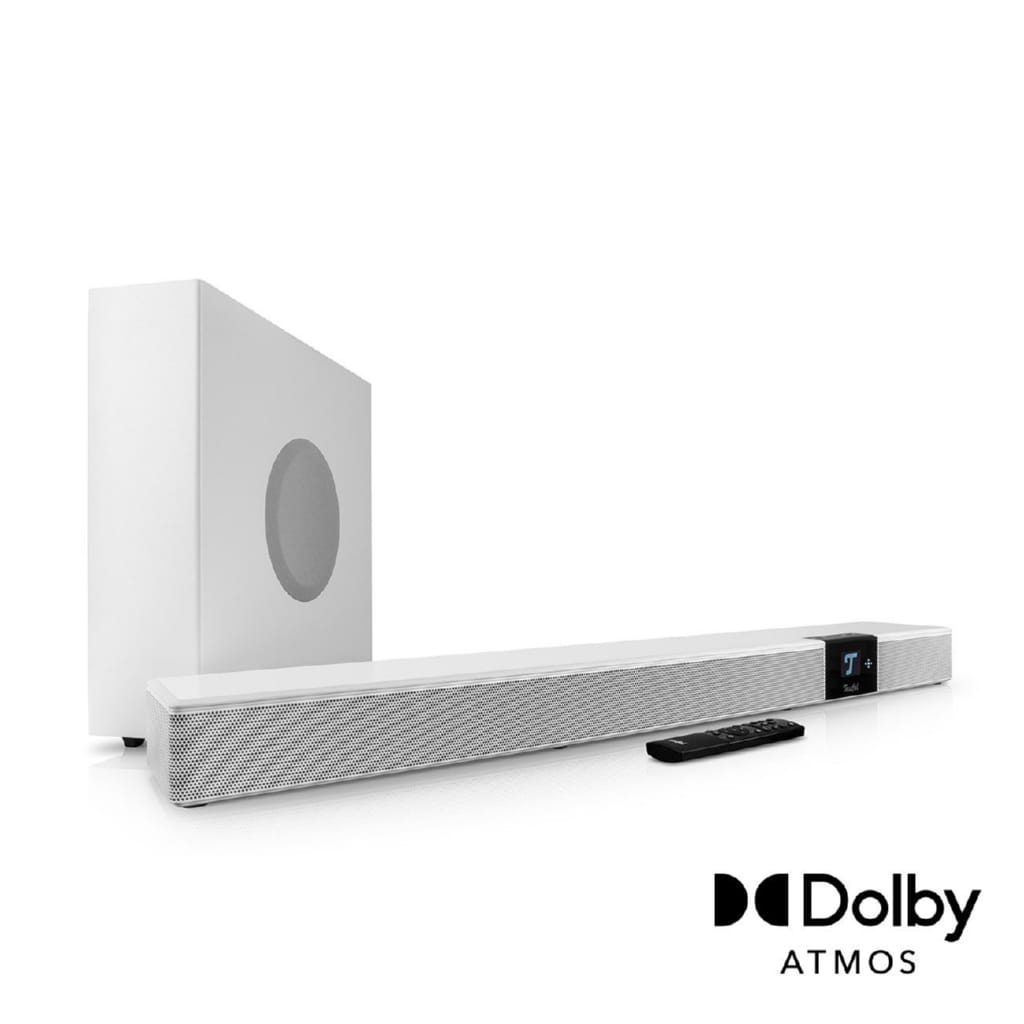 Teufel CINEBAR 22 für Dolby Atmos '5.1-Set' Soundbar (Bluetooth, HDMI, 175 W, kabelloser T 6 Subwoofer)