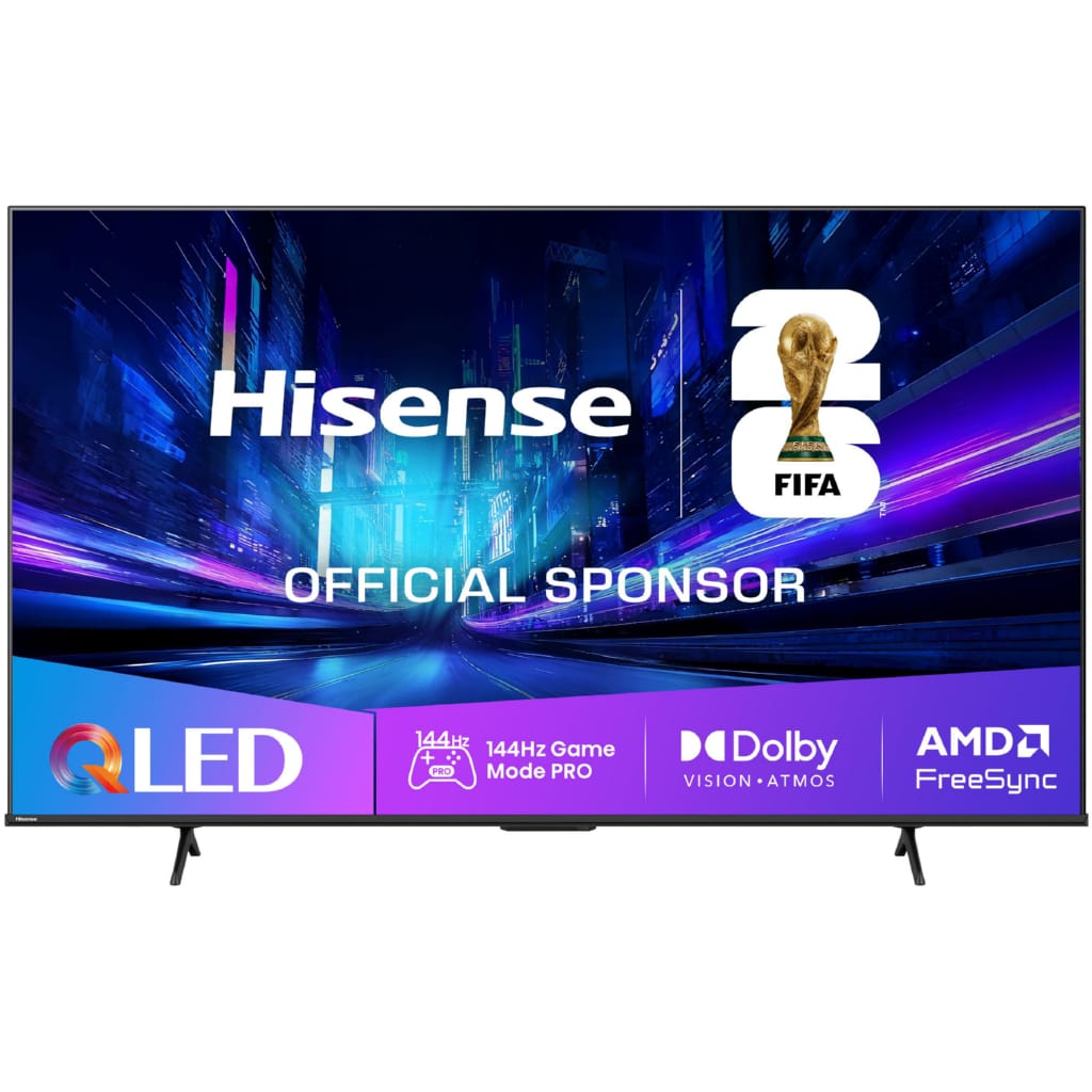 Hisense 55E77Q PRO QLED-Fernseher (139 cm/55 Zoll, 4K Ultra HD, Smart-TV, 4K UHD QLED)