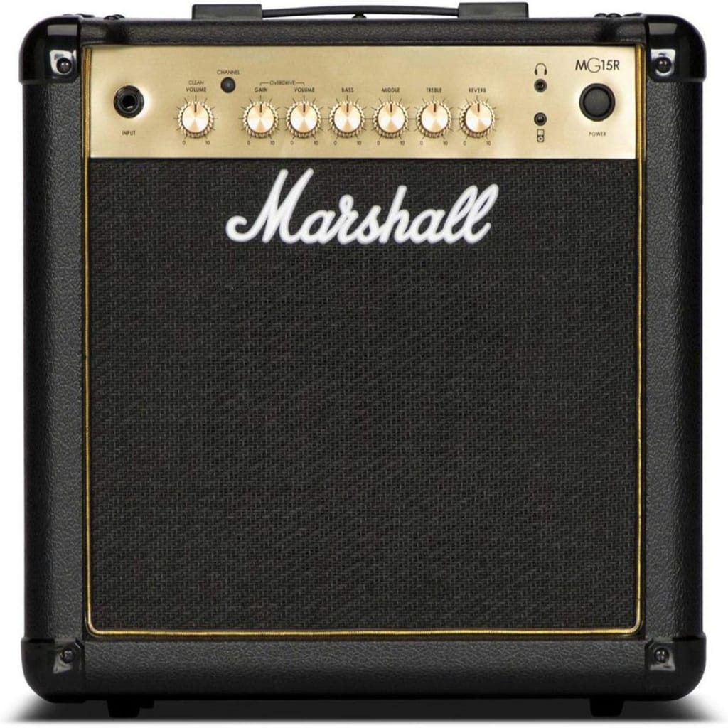 Marshall Marshall MG15GR Combo Gitarren-Verstärker Verstärker (Anzahl Kanäle: 2, 15,00 W, schwarz)