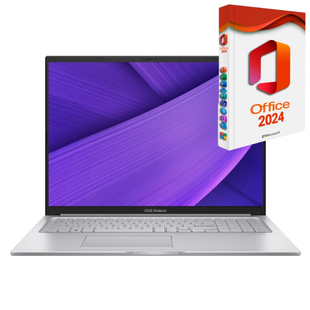 Asus Vivobook X160, Ryzen 7, beleuchtete Tastatur, Business-Notebook (40,6 cm/16 Zoll, AMD AMD Ryzen 7 7730U, AMD Radeon, 8 GB, 256 GB SSD, Windows 11 Pro, MS Office 2024 Pro, beleuchtete Tasten)