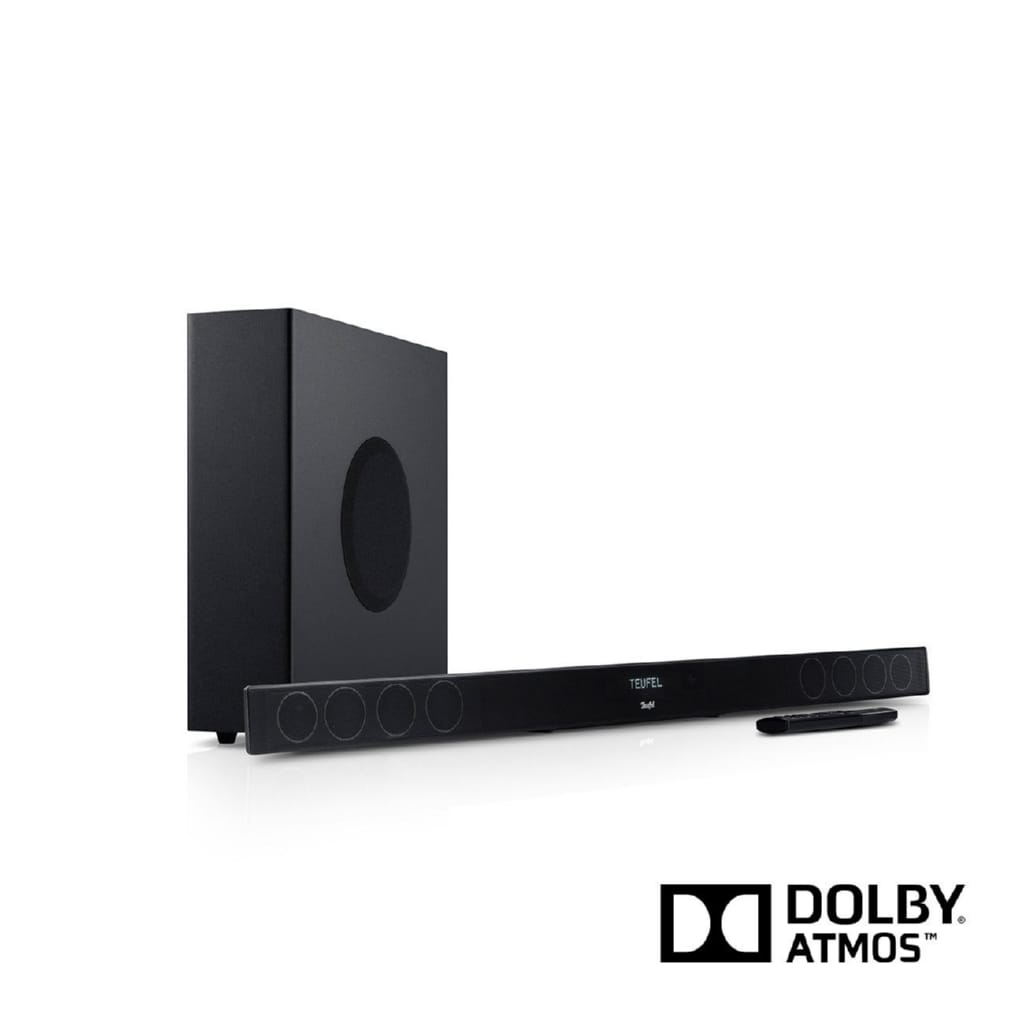 Teufel CINEBAR 11 für Dolby Atmos '2.1-Set' Soundbar (Bluetooth, HDMI, 65 W, kabellos angesteuerter Subwoofer)