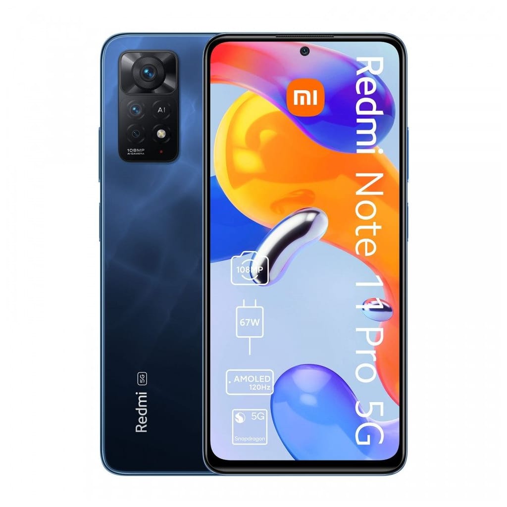 Xiaomi Xiaomi Redmi Note 11 Pro 5G Smartphone Smartphone (6.67 Zoll, Beschleunigungssensor)