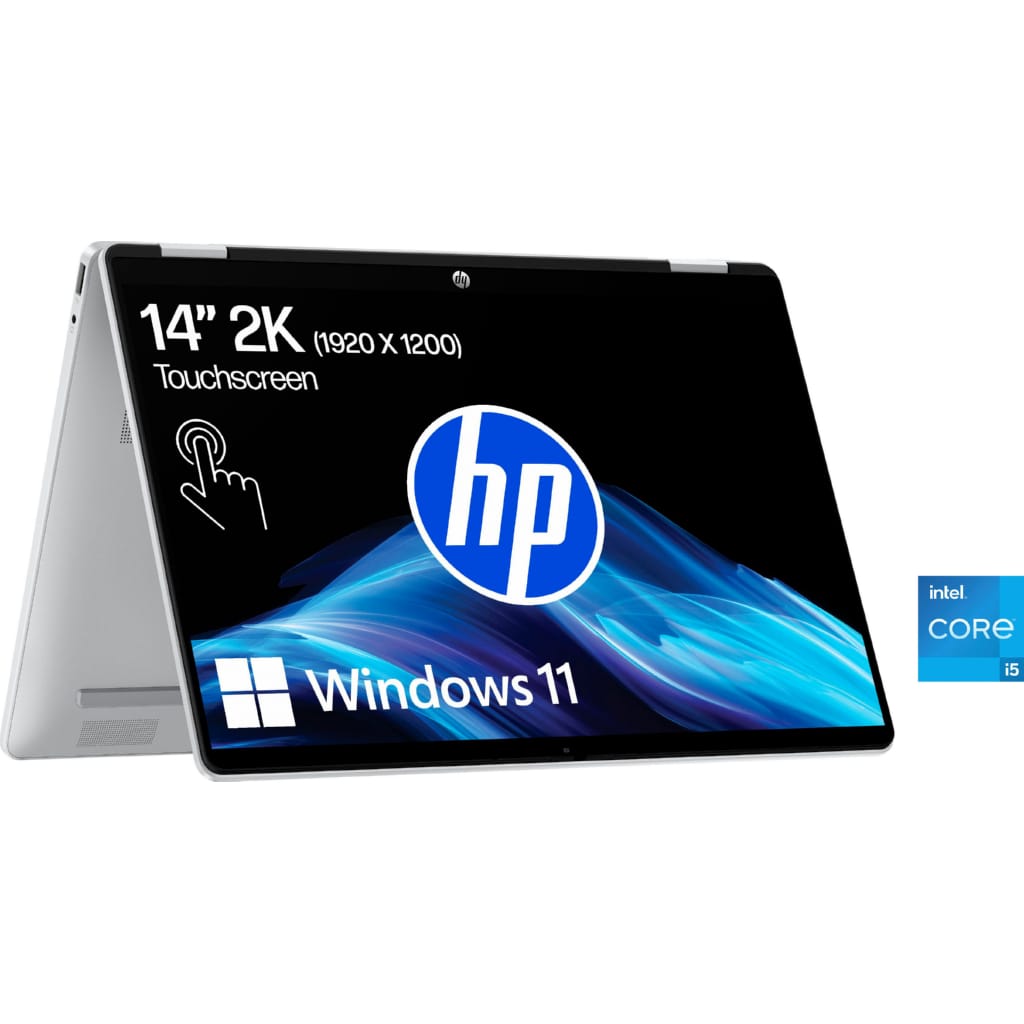 HP OmniBook 5 Flip Convertible Notebook (35,6 cm/14 Zoll, Intel Core i5 1334U, Iris Xe Graphics, 8 GB, 512 GB SSD)