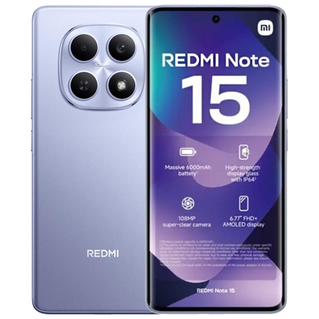 Xiaomi Redmi Note 15 256 GB / 8 GB - Smartphone - mist purple Smartphone (6,77 Zoll, 256 GB Speicherplatz)