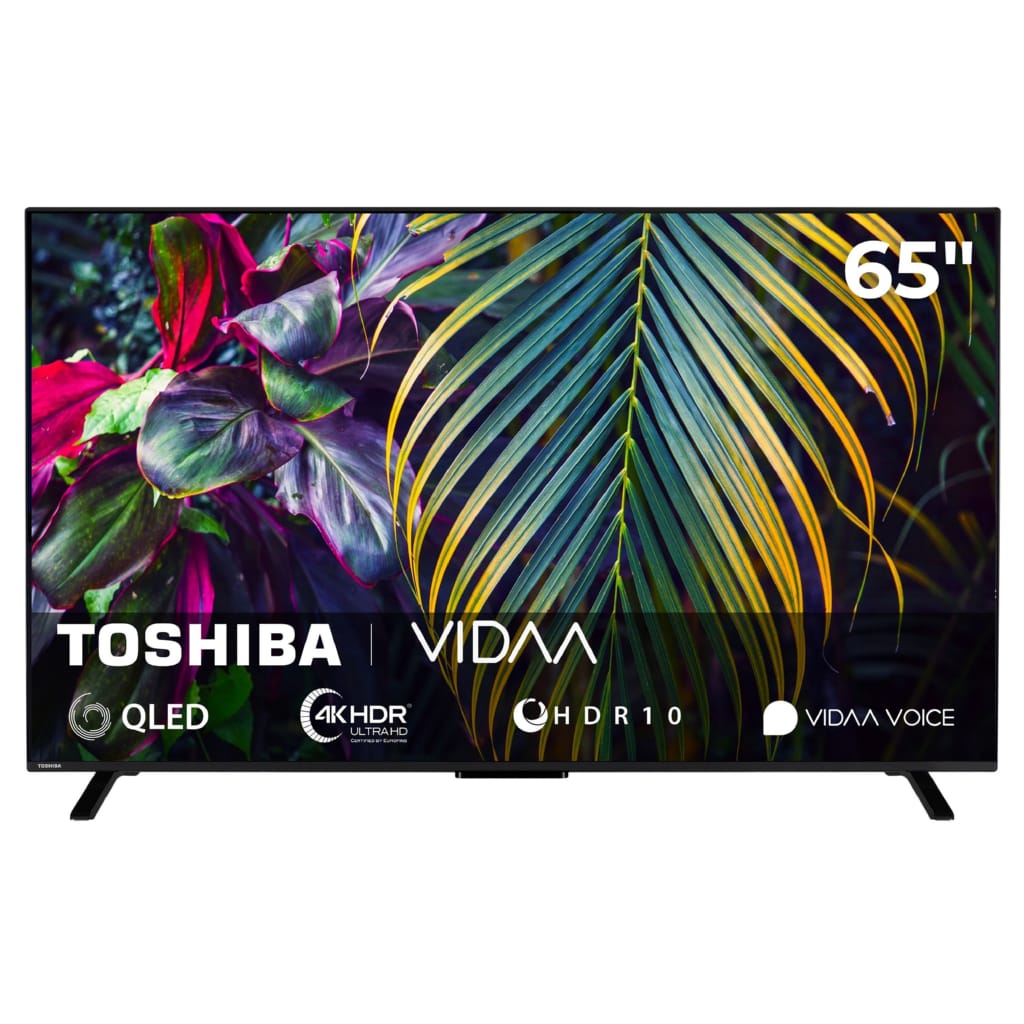 Toshiba 65QV2363DA QLED-Fernseher (164 cm/65 Zoll, 4K Ultra HD, VIDAA Smart TV, VIDAA Voice, Dolby Vision HDR, Triple Tuner, Dolby Audio)