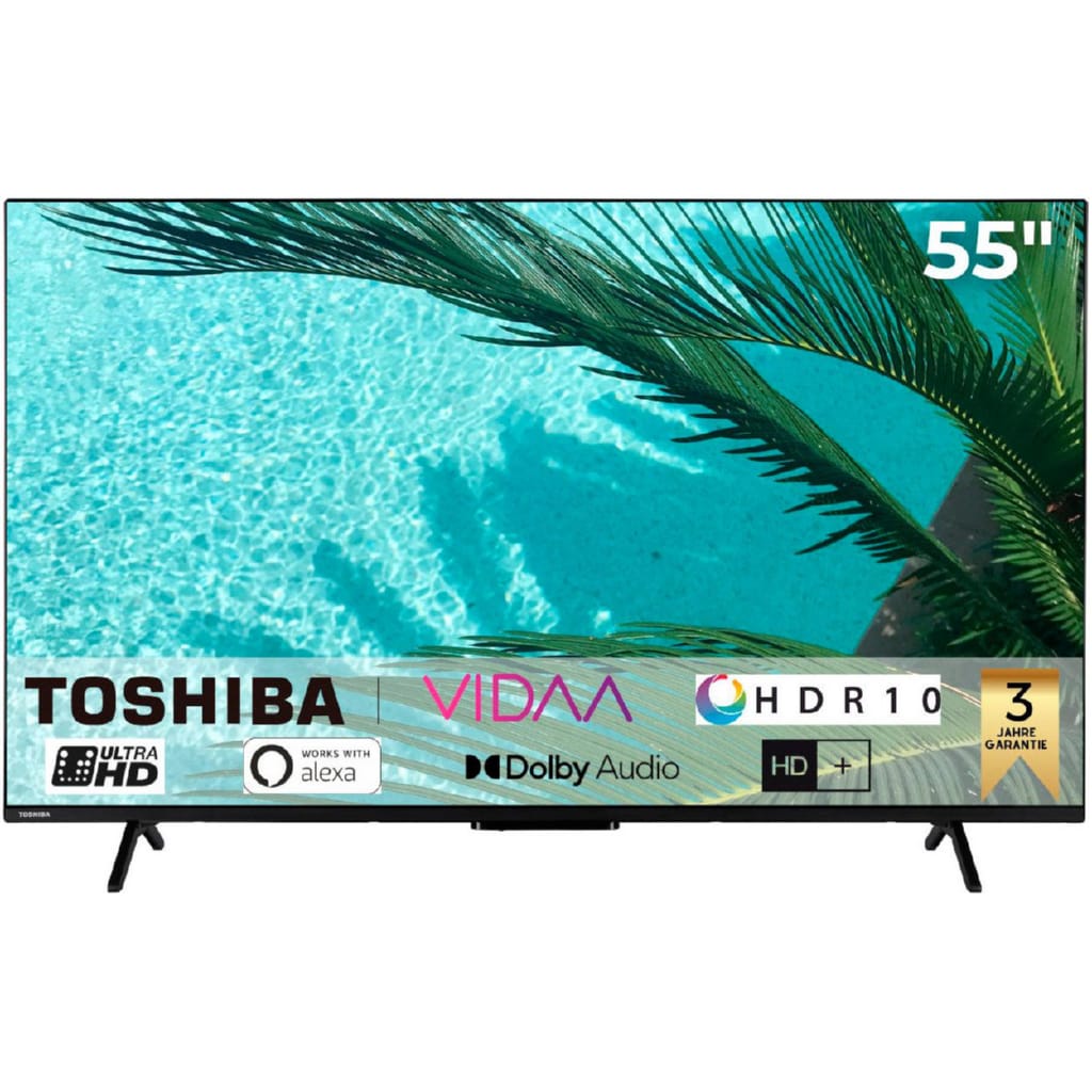 Toshiba 55UV2463DA LED-Fernseher (139 cm/55 Zoll, 4K Ultra HD, Smart-TV)