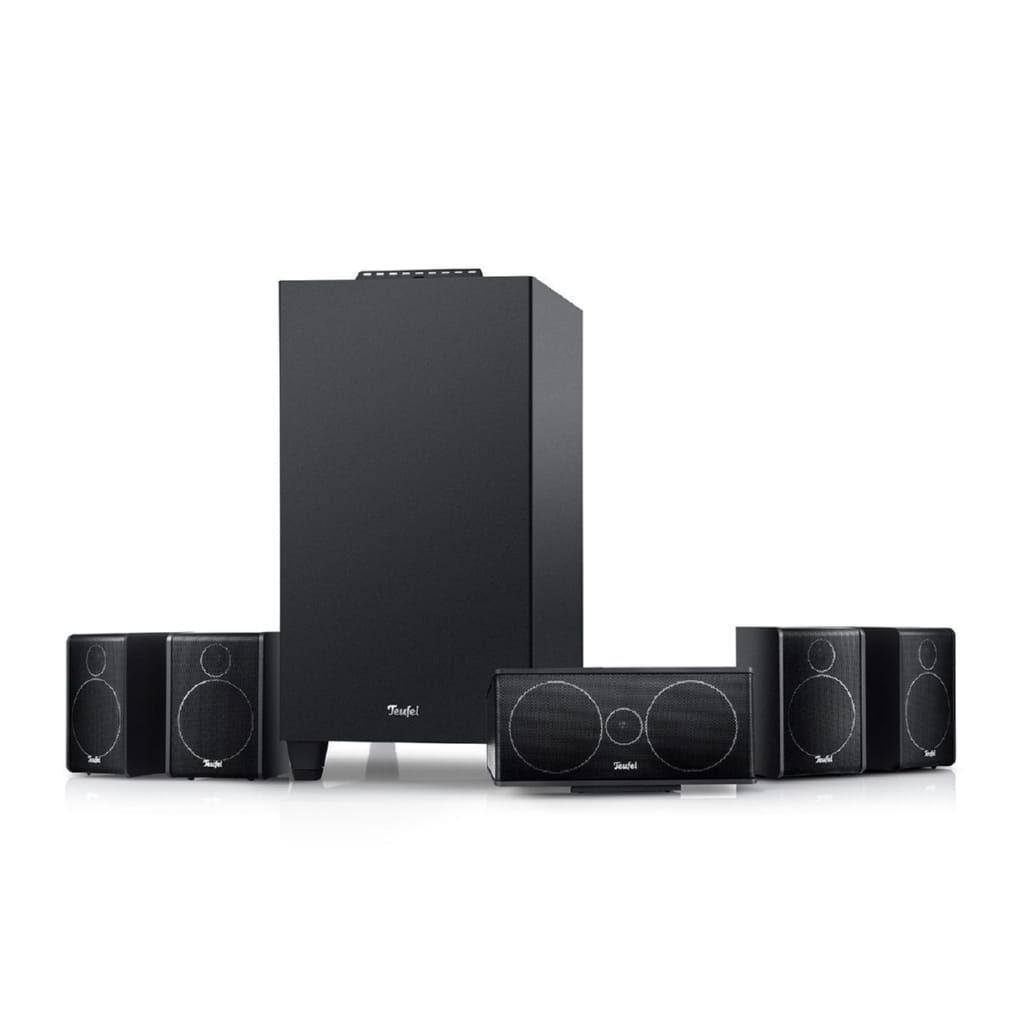 Teufel CONSONO 25 CONCEPT Surround '5.1-Set' Wireless Lautsprecher (Bluetooth, 120 W, Integrierter AV-Receiver mit Bluetooth 5.0)
