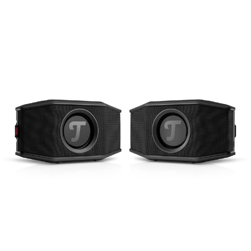 Teufel ROCKSTER GO 2 Stereo-Set Wireless Lautsprecher (Bluetooth, 8 W, Schutz (IP67) gegen Staub & Wasser)