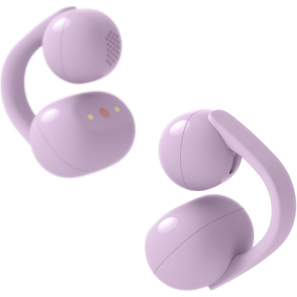 Sony LinkBuds Clip WF-LC900 Open-Ear-Kopfhörer (Rauschunterdrückung, True Wireless, integrierte Steuerung für Anrufe und Musik, Bluetooth, Open Ear Clip On Design, 10 Band EQ, KI Anruf, IPX4-Spritzwasserschutz)