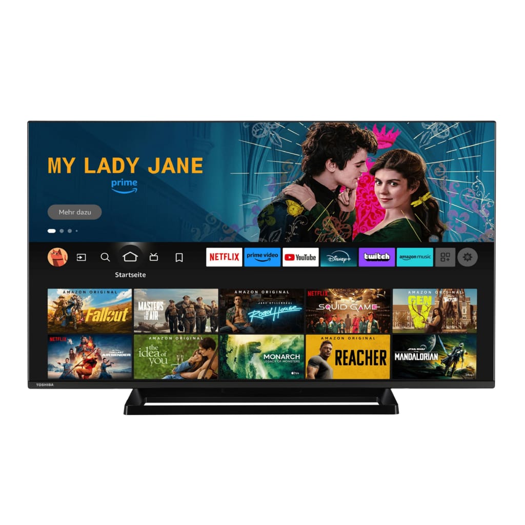Toshiba 43UF3F63DAZ LCD-LED Fernseher (108 cm/43 Zoll, 4K Ultra HD, Fire TV, HDR Dolby Vision, Triple-Tuner, Alexa Built-In, Sound by Onkyo)