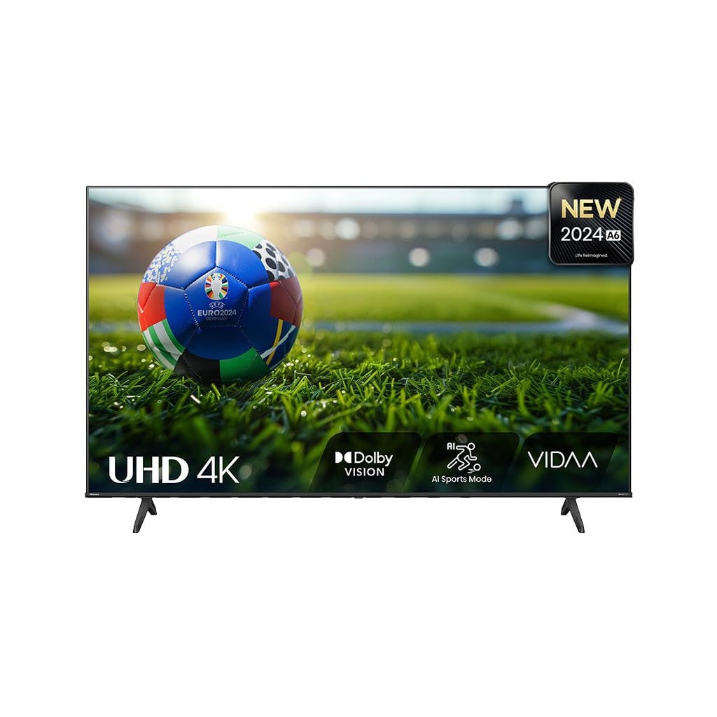 Hisense 43A6N DLED-Fernseher (108,00 cm/43 Zoll, 4K Ultra HD, Smart TV, VIDAA U7.6, Data Privacy, Game Mode Plus, Sprachassistenten)