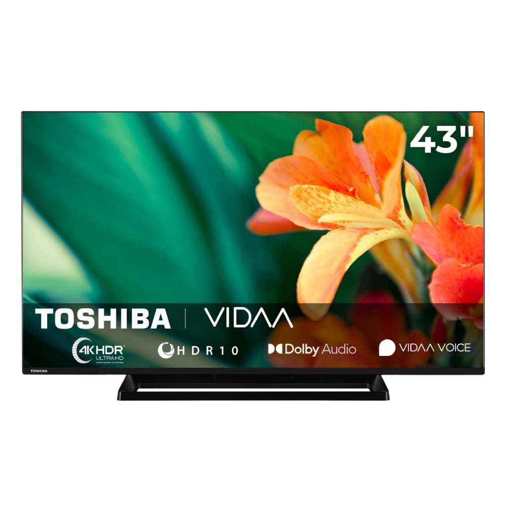Toshiba 43UV3363DA LCD-LED Fernseher (108 cm/43 Zoll, 4K Ultra HD, VIDAA Smart TV, HDR, TRU Resolution, Triple-Tuner, VIDAA, Alexa-fähig)