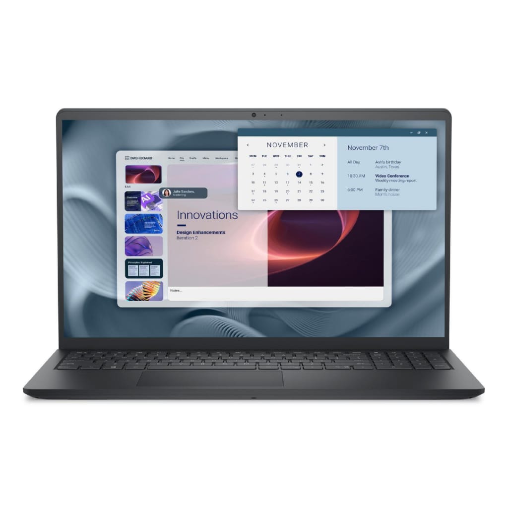 Dell Pro 15 Essential PV15250 Full HD, Win11 Pro Laptop Business-Notebook (39,6 cm/15,6 Zoll, Intel Core i5 i5-1334U, Intel UHD Graphics, 8 GB, 512 GB SSD, 120Hz IPS Display, HD Webcam, HDMI 1.4, Wi-Fi 6)