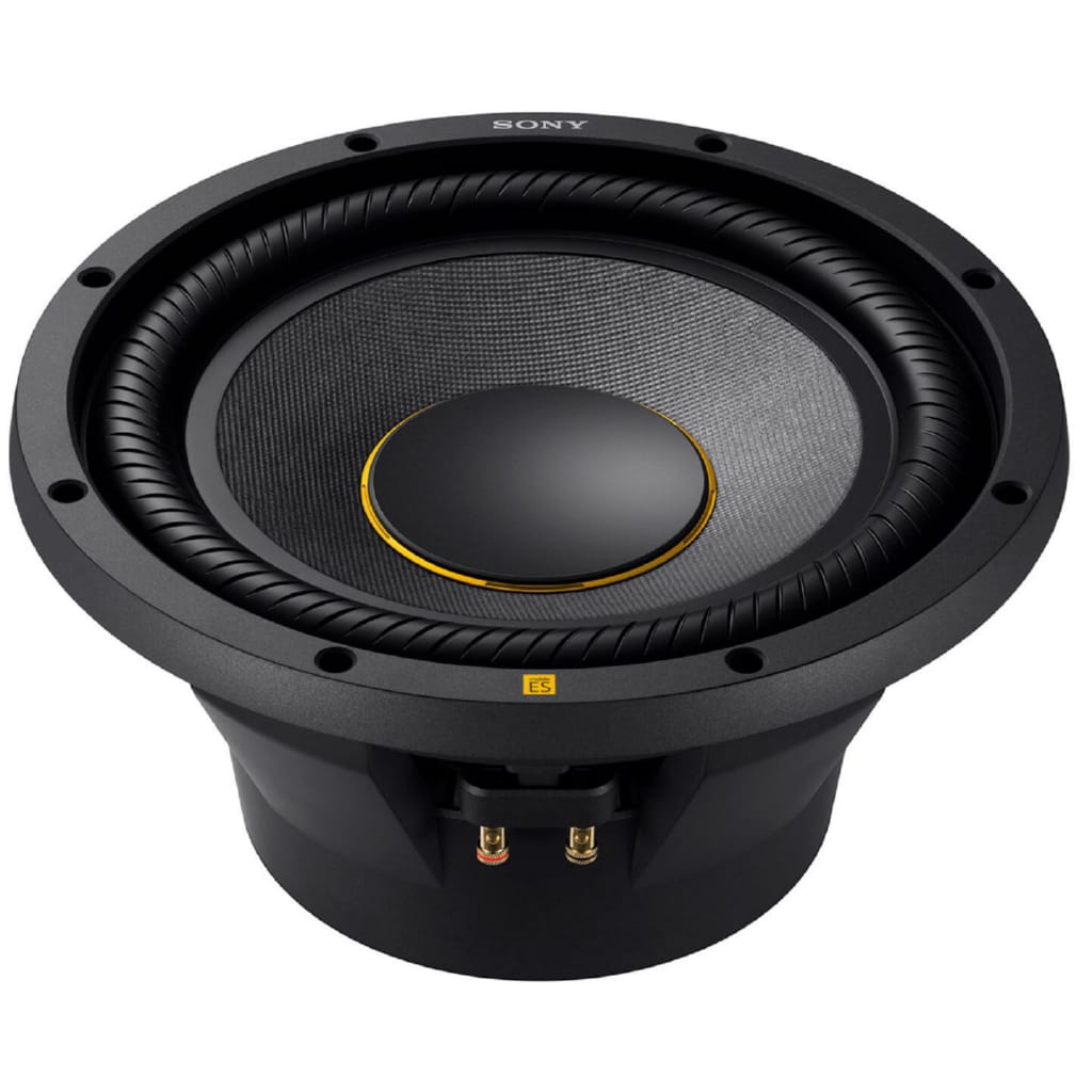 Sony XSW-124ES 30cm 4-Ohm Subwoofer aus der Mobile ES Serie Auto-Subwoofer (500 W, max.: W 30 cm)