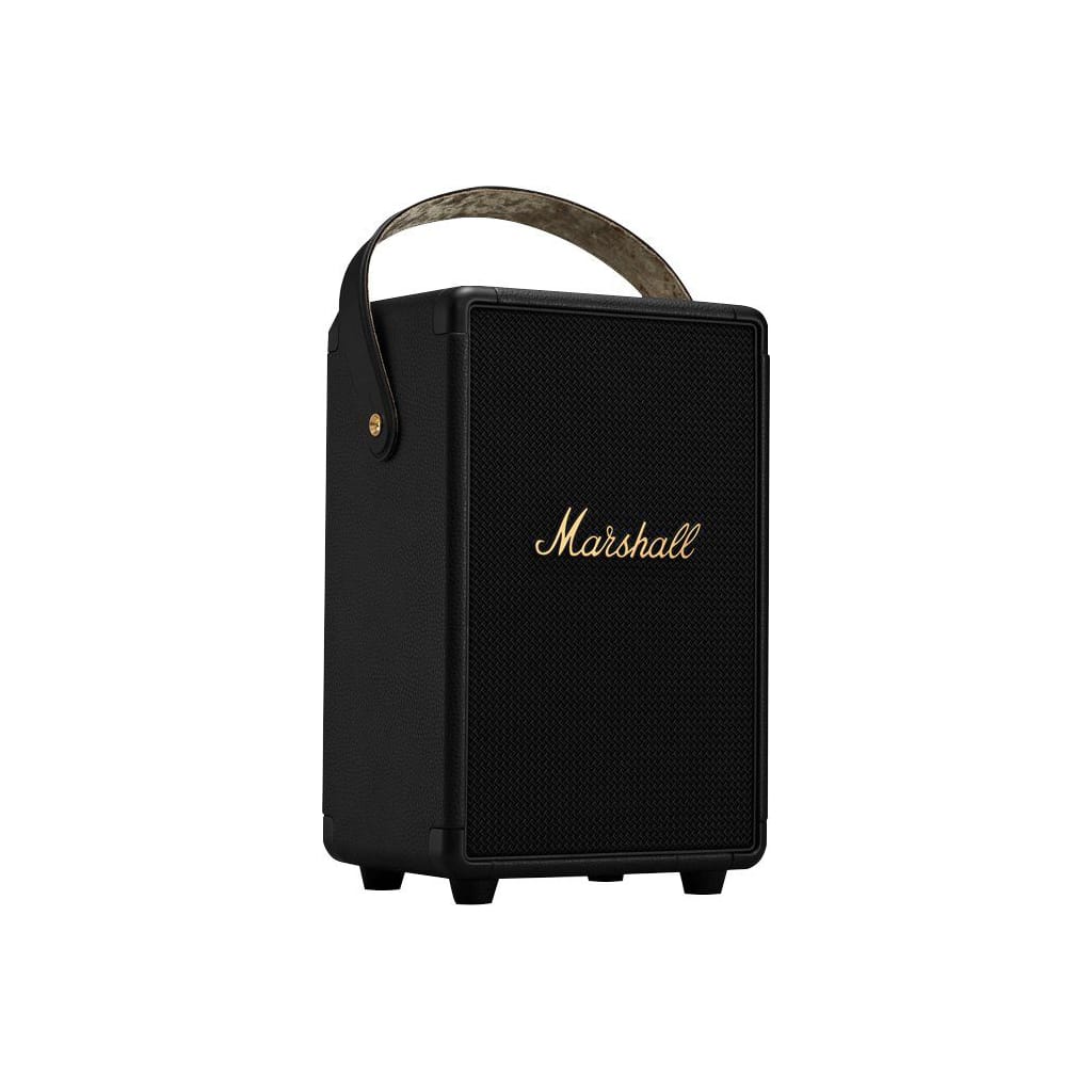 Marshall Tufton Portable Bluetooth-Speaker Stereo (Bluetooth, Black and Brass)