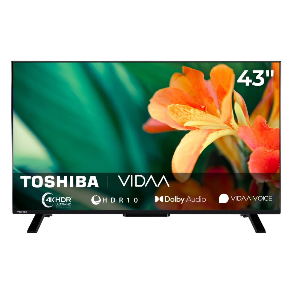 Toshiba 43UV2363DA LCD-LED Fernseher (108 cm/43 Zoll, 4K Ultra HD, VIDAA Smart TV, HDR, TRU Resolution, Triple-Tuner, VIDAA, Alexa-fähig)