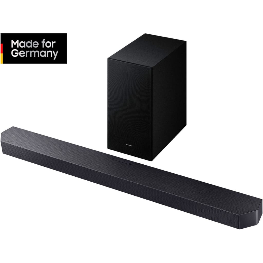 Samsung HW-Q610GF Q-Soundbar Soundbar 3.1.2 (Bluetooth, WLAN, 70 W, 3.1.2-Kanal Surround System, Dolby Atmos I DTS:X, Adaptive Sound)