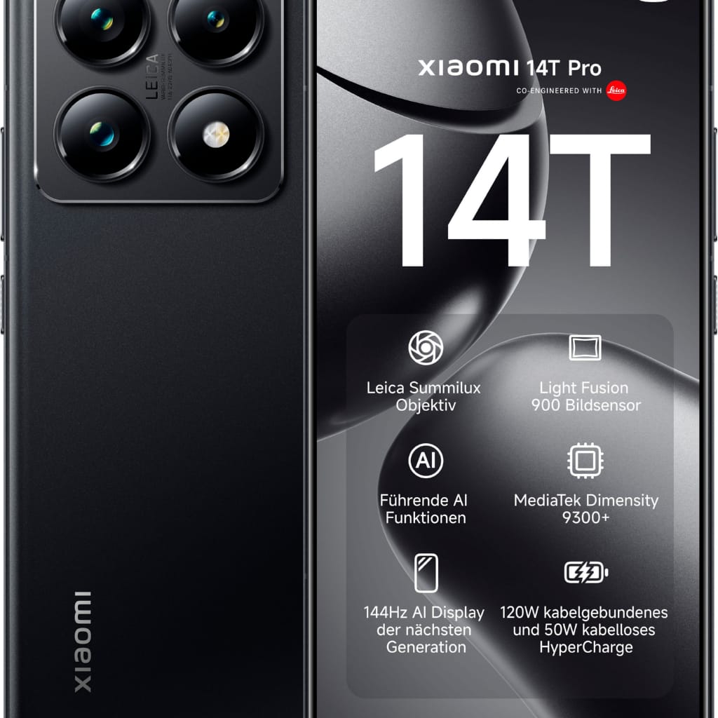 Xiaomi Xiaomi 14T Pro 512GB Smartphone (16,94 cm/6,67 Zoll, 512 GB Speicherplatz, 50 MP Kamera)