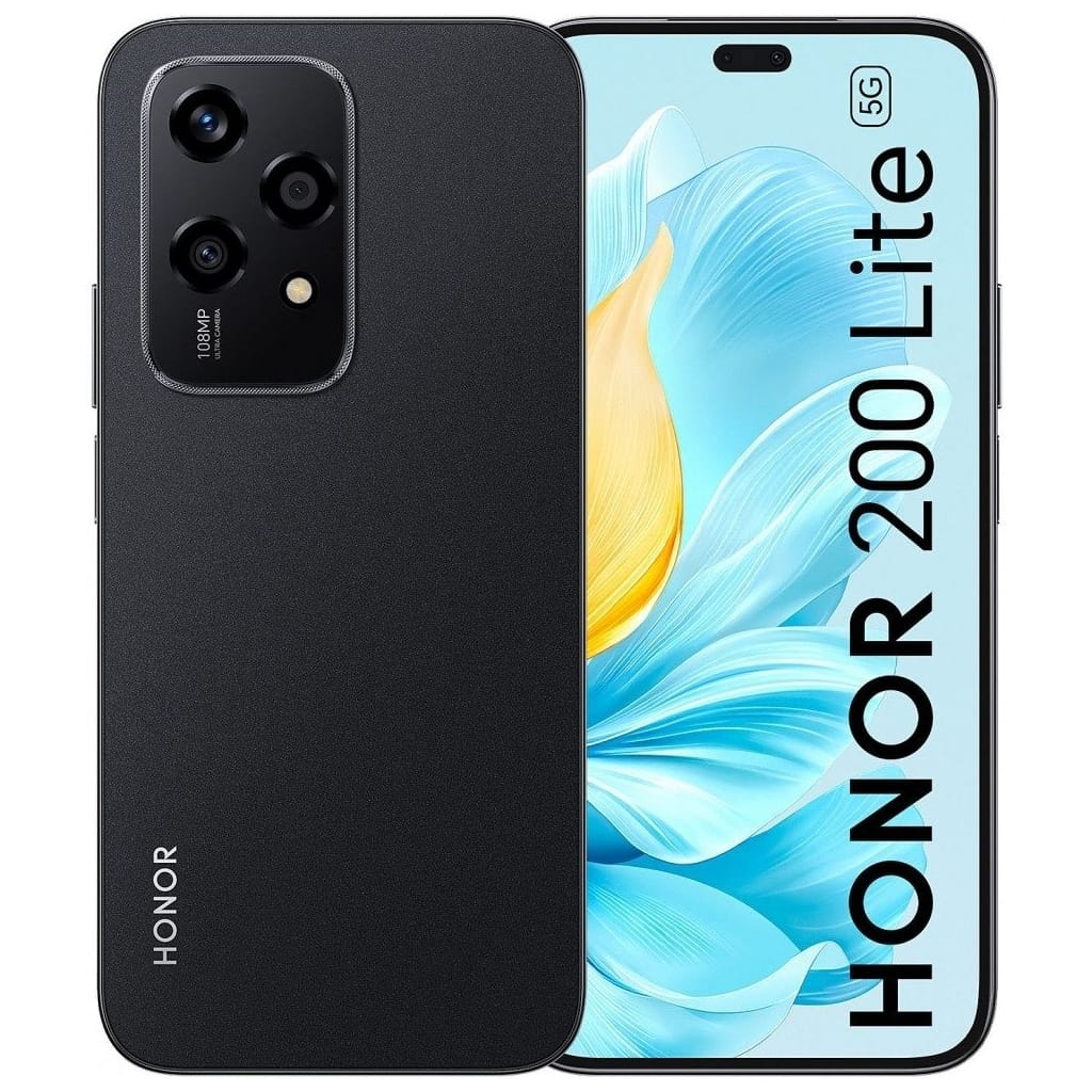 Honor Honor 200 Lite 256GB, schwarz Smartphone. Smartphone (5G Unterstützung)