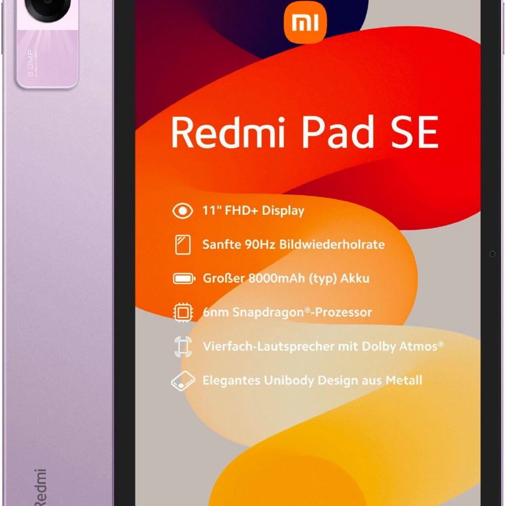 Xiaomi Redmi Pad SE 4+128GB Tablet (11', 128 GB, Android)
