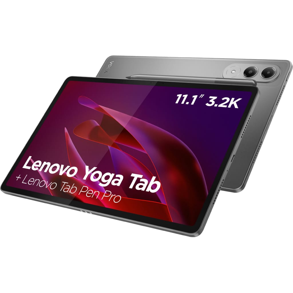 Lenovo Yoga Tab (11,1 Zoll 3.2K LTPS Display) Qualcomm Snapdragon 8 Gen 3 Tablet (11,1', Android)