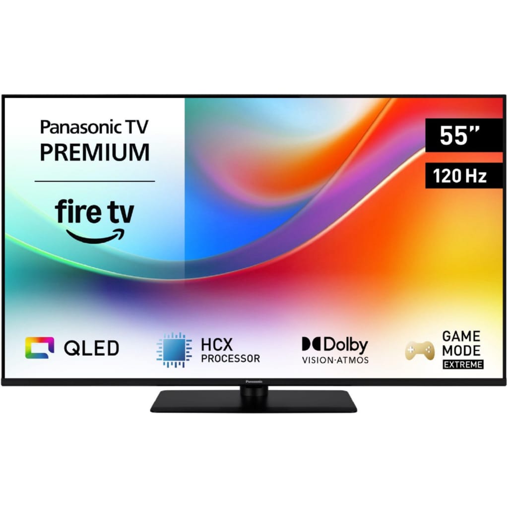 Panasonic TV-55W85BEZ QLED-Fernseher (55.0 Zoll, 4K Ultra HD, Smart TV, HCX Bildprozessor)