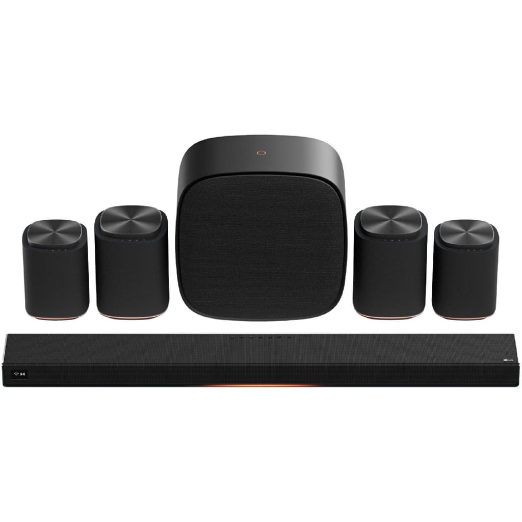 LG Sound Suite M7 Satellit Soundbar 2.1 (Bluetooth, WLAN, 100 W)