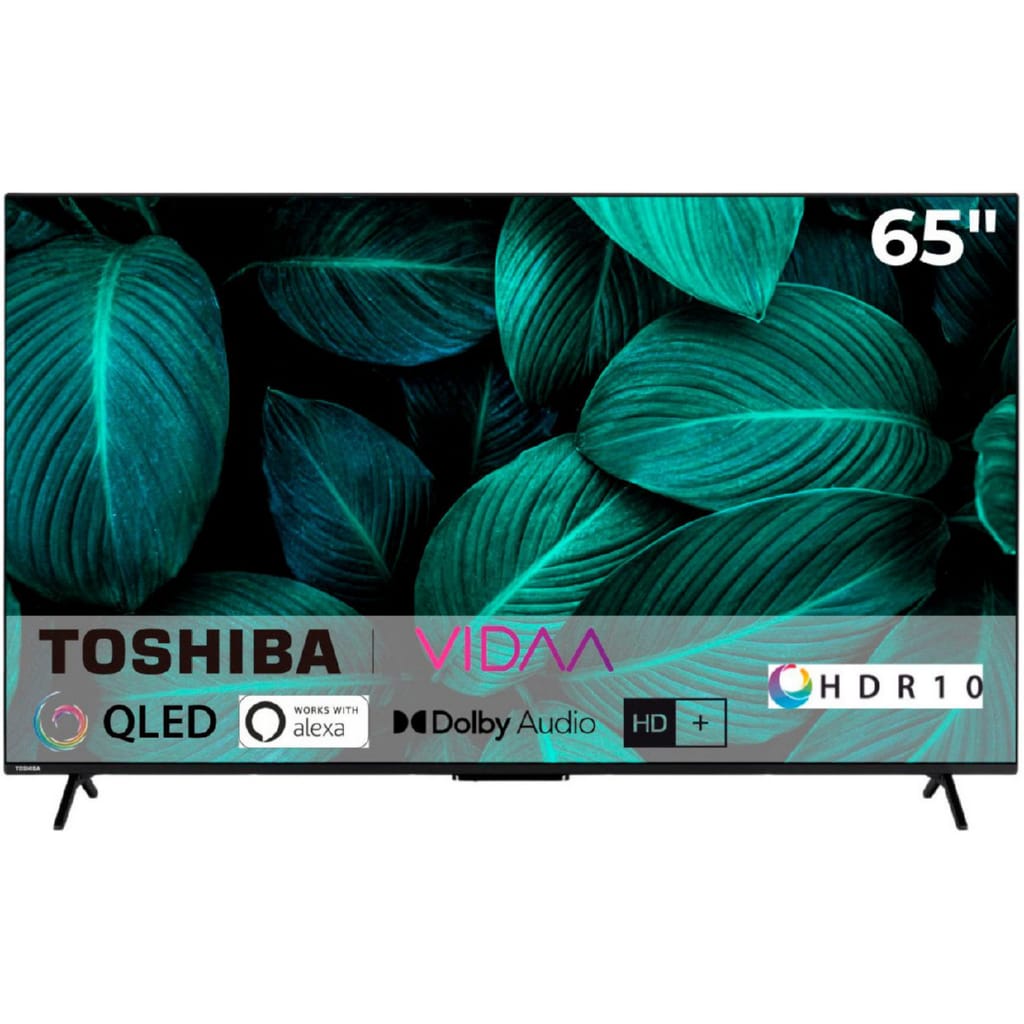 Toshiba 65QV2463DA QLED-Fernseher (164 cm/65 Zoll, 4K Ultra HD, Smart-TV)