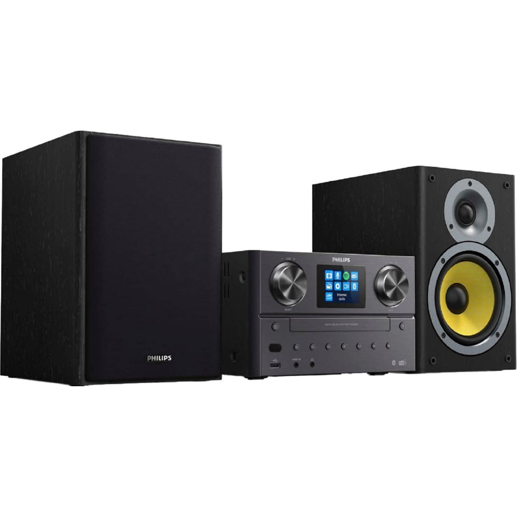 Philips TAM8905 Stereoanlage (Digitalradio (DAB), FM-Tuner, Internetradio, 100 W)