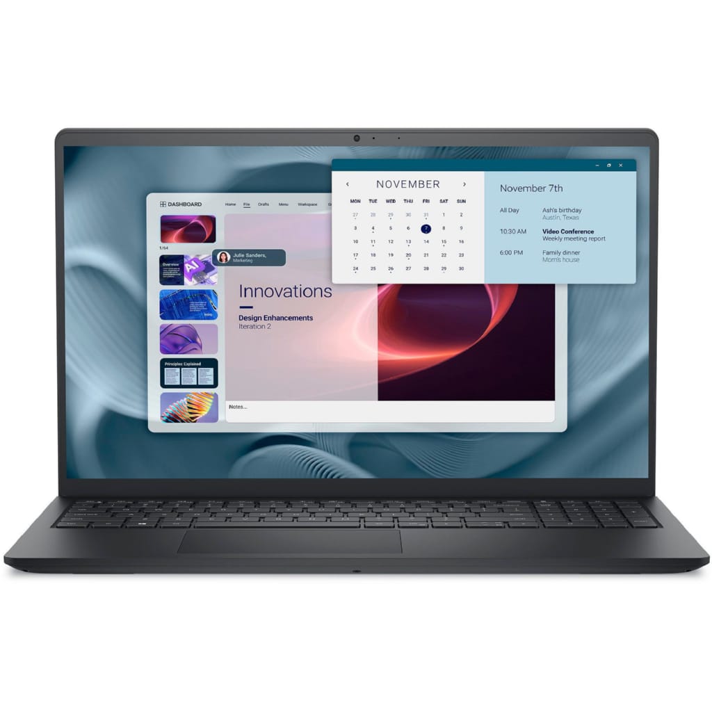 Dell Pro 15 PV15250 Essential Laptop Intel i3 8GB 512GB SSD Win11 Pro Business-Notebook (39,6 cm/15.6 Zoll, Intel Core i3 1305U, Intel Iris Xe, 8 GB, 512 GB SSD, 120Hz IPS Display, HD Webcam, USB Type-C)