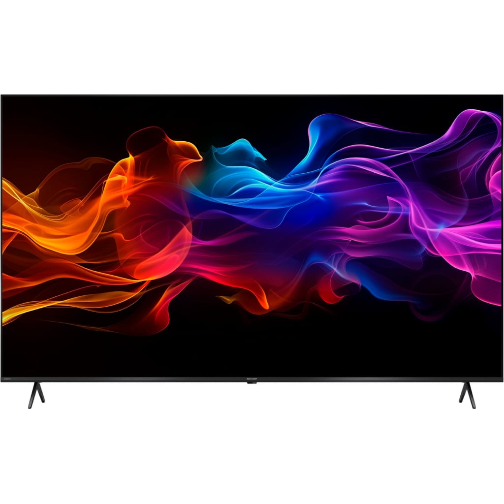 Sharp 4T-C65HPx QLED-Fernseher (164 cm/65 Zoll, 4K Ultra HD, Google TV, Smart-TV)