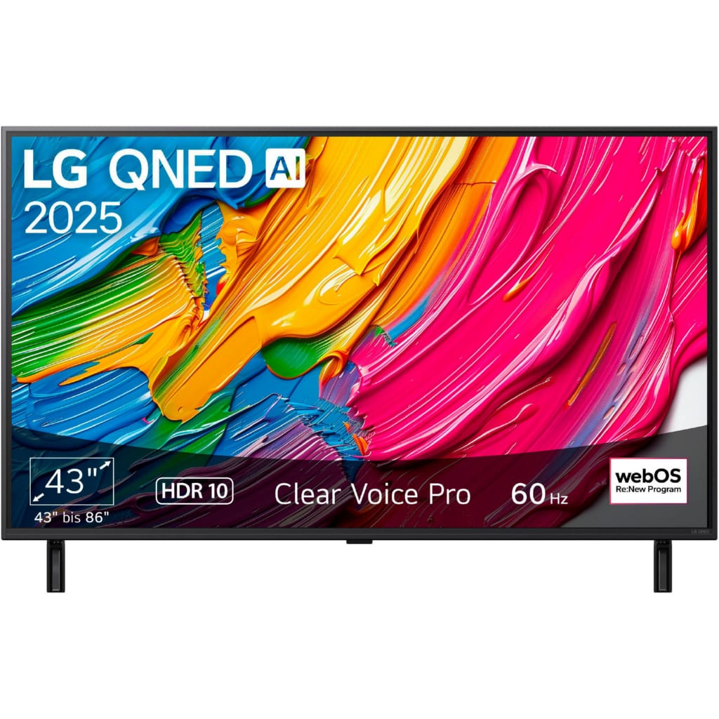 LG 43QNED80A6A QNED-Fernseher (108 cm/43 Zoll, 4K Ultra HD, Smart-TV)